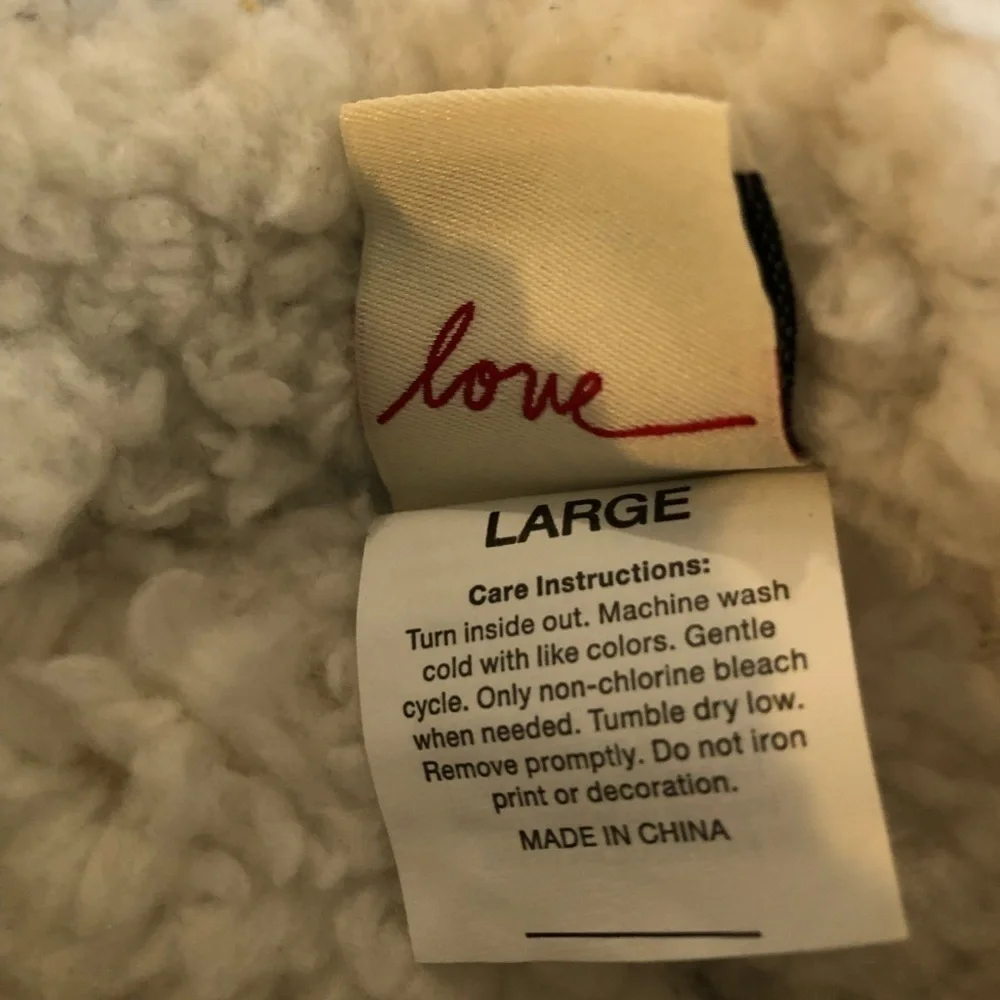 Ellen Degeneres Doggy Jean Jacket Size L Small Dog